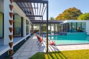 A gorgeous transition between indoor and outdoors.